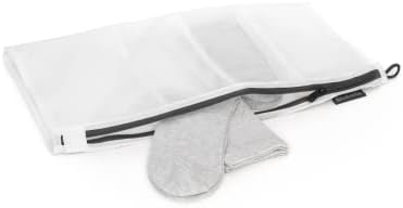 Brabantia Mesh Zip Up Laundry Socks Bag - White