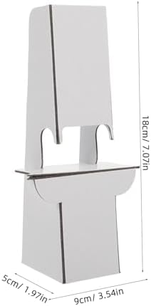 Housoutil Mini Frame Craft Cardboard Display Easel Stand 12pcs