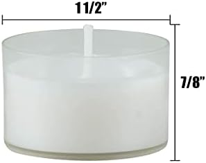Stonebriar 96 Count White Unscented Tea Light Candles