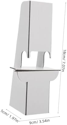 NUOBESTY 12pcs Cardboard Easel Stands for Posters Signs Wedding Events