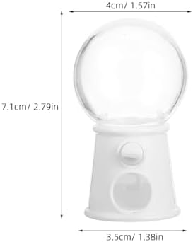Unomor 12Pcs Mini Gumball Machines Candy Dispenser for Weddings and Parties