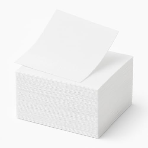 White Cocktail Napkins 200 Count 2-Ply Soft Absorbent