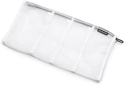 Brabantia Mesh Zip Up Laundry Socks Bag - White