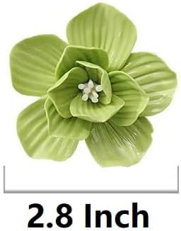 3D Ceramic Flower Wall Art Sculpture - Modern Home Decor