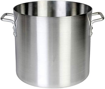 40 Quart Aluminum Stock Pot with Riveted Handles