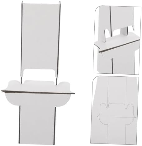 Angoily 12pcs Cardboard Display Easel Stand for Signs and Photos