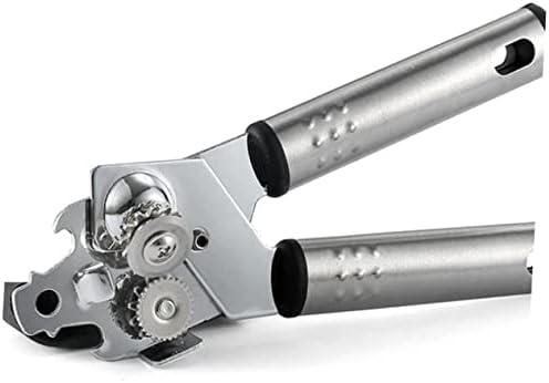 DECHOUS Manual Can Opener with Lid Lifter and Anti-Slip Grips