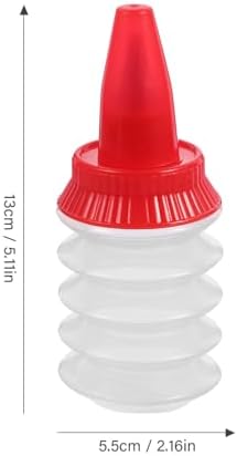 STOBAZA Icing Decorator Bottles 2Pcs with Tips