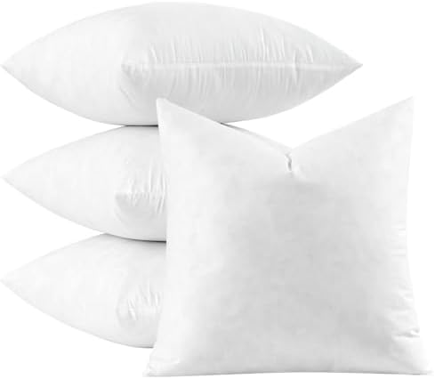 MIULEE Pillow Inserts 20x20 Inch Set of 4