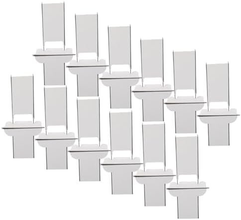Housoutil Mini Frame Craft Cardboard Display Easel Stand 12pcs