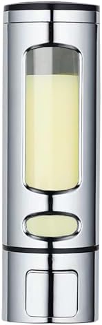 Single Wall Mounted Hand Soap Dispenser 400ml Silver