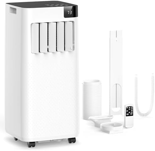 ZAFRO 8000 BTU Portable AC Unit with 4 Modes White