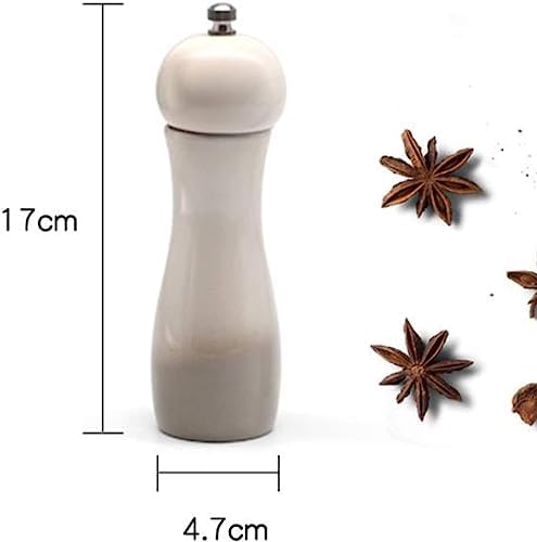 Salt and Pepper Grinder Set with Adjustable Ceramic Mill