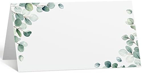 Fumete 100 Pack Wedding Name Cards 35 x 4 Inch