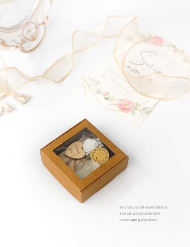 Wooden Tea Light Set with Heart Candle Holders 50 Pieces
