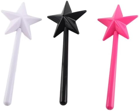 3 Piece Wand Salt and Pepper Shaker Set Black and White