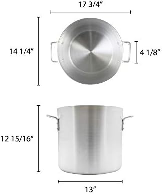 32 Quart Aluminum Stock Pot with Handles