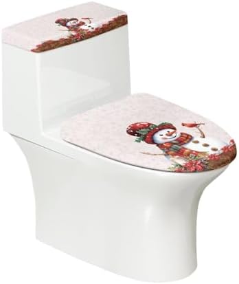 Christmas Toilet Lid Cover Set of 2 for Hygiene and Style