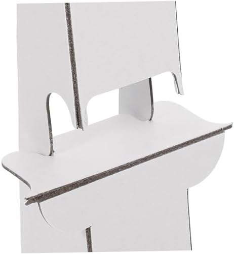 Housoutil Mini Frame Craft Cardboard Display Easel Stand 12pcs