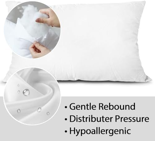 AzulHome 12x20 Pillow Inserts for Sofa and Bed