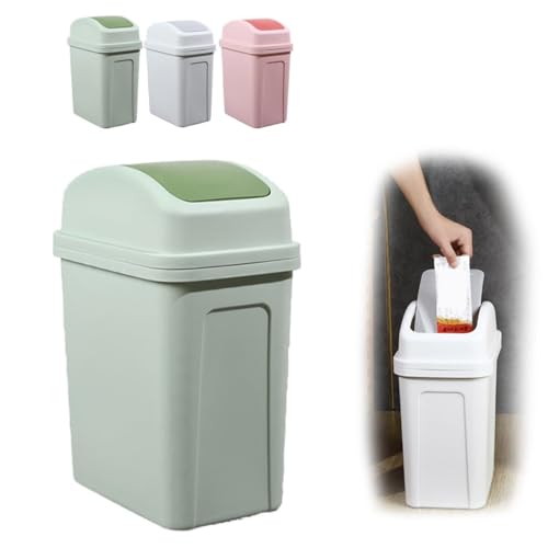 KELINFONG 55 Gallon Bathroom Trash Can with Lid