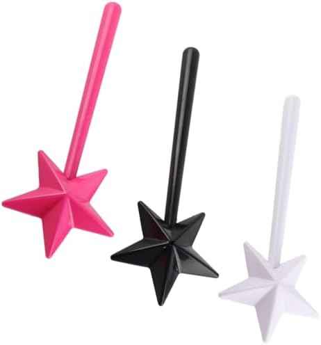 3 Piece Wand Salt and Pepper Shaker Set Black and White
