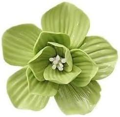 3D Ceramic Flower Wall Art Sculpture - Modern Home Decor