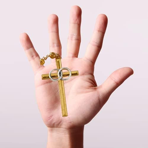 Wedding Lasso Rosary with Case and Cross