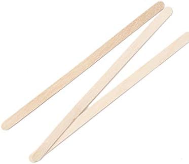 2000 pcs 45 Inch Natural Brown Birch Wooden Coffee Stirrers for Events