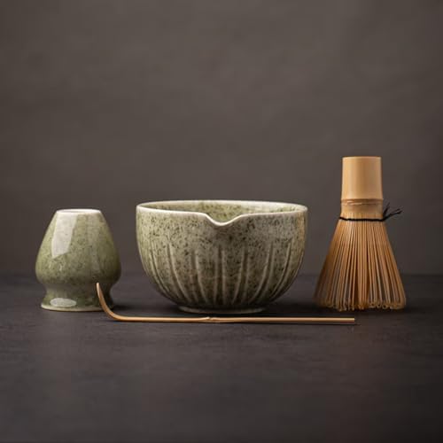 TANG PIN Matcha Set - 4 Piece Kit for Tea Ceremony