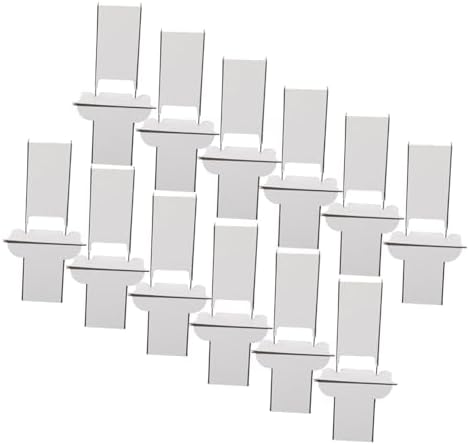 NUOBESTY 12pcs Cardboard Easel Stands for Posters Signs Wedding Events