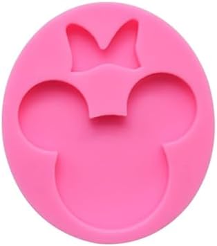 Cute Mouse Head Silicone Mold for Chocolate Candy and Desserts