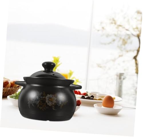 SHOWERORO Ceramic Casserole Pot with Lid