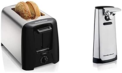Hamilton Beach 2 Slice Toaster with Can Opener Bundle