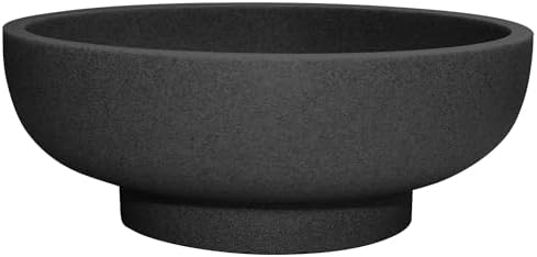 Modern Resin Decorative Bowl Black