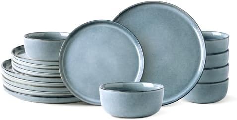 AmorArc Stoneware Dinnerware Set for 6