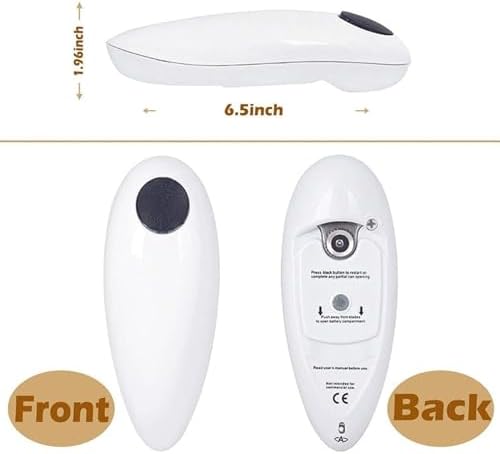 Electric Can Opener with Magnetic Lid Lifter