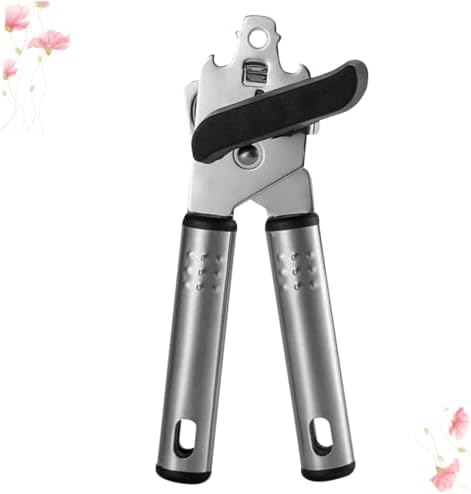 DECHOUS Manual Can Opener with Lid Lifter and Anti-Slip Grips