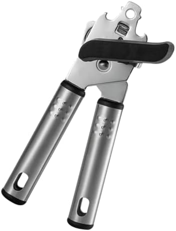 DECHOUS Manual Can Opener with Lid Lifter and Anti-Slip Grips