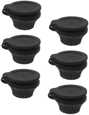 FOMIYES 6pc Flip Top Replacement Caps for Squeeze Bottles
