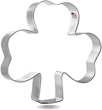 Foose 5 Inch Shamrock Cookie Cutter Tin Plated Steel