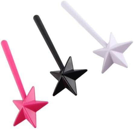3 Piece Wand Salt and Pepper Shaker Set Black and White