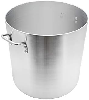 40 Quart Aluminum Stock Pot with Riveted Handles
