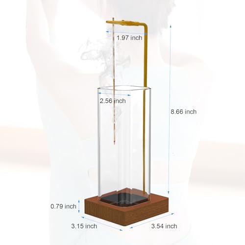 2 Pack Incense Holders - Anti-Ash Flying Modern Design