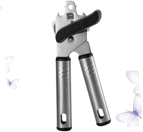 DECHOUS Manual Can Opener with Lid Lifter and Anti-Slip Grips