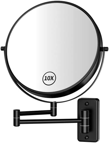 Gospire 9 Inch Double-Sided Magnifying Mirror for Men and Women
