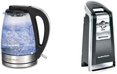 Hamilton Beach Electric Kettle Can Opener Bundle