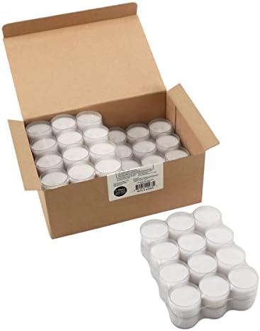 Stonebriar 96 Count White Unscented Tea Light Candles