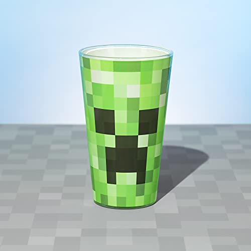Paladone Minecraft Creeper Glass Tumbler 14 oz