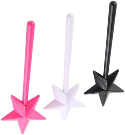 3 Piece Wand Salt and Pepper Shaker Set Black and White